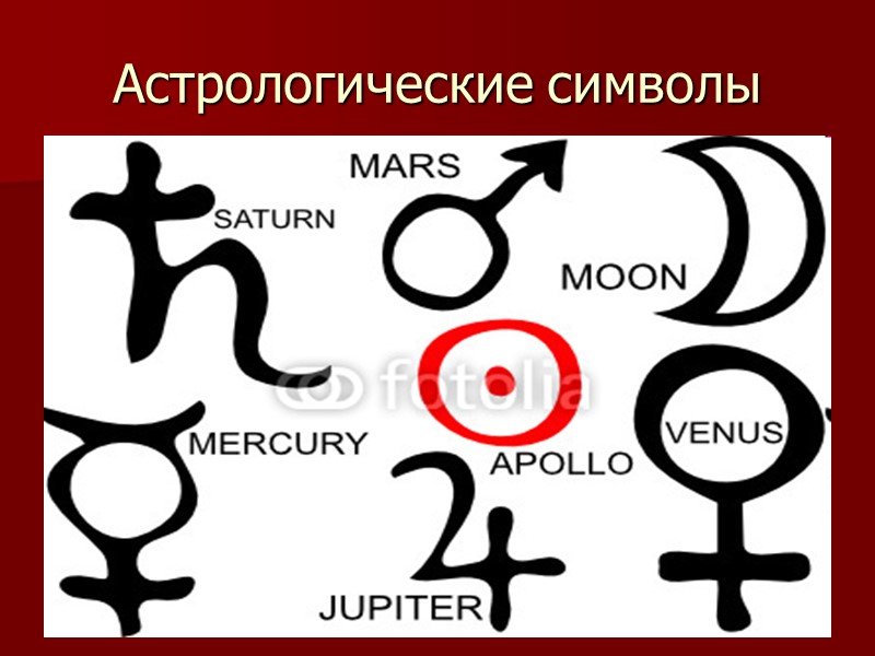 Астрологические символы